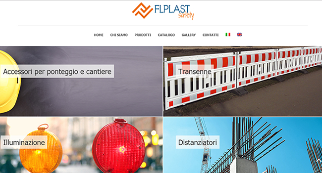 Flplast S.p.A - Realizzazione sito web 